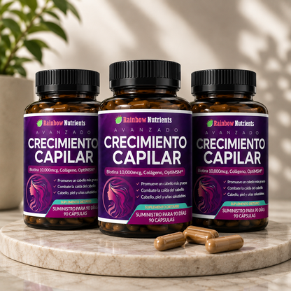 CRECIMIENTO CAPILAR - RAINBOW NUTRIENTS